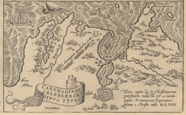 Carthaginis Celeberrimisinus Typus [Karte], in: Theatrum orbis terrarum, S. 412.