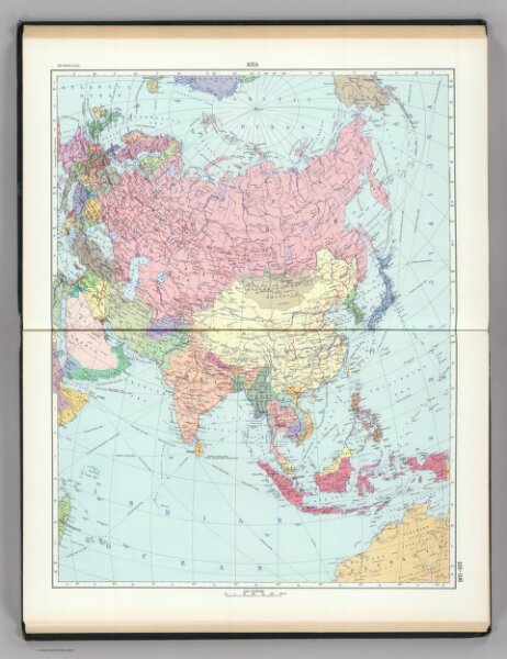 105-106.  Asia, Political.  The World Atlas.