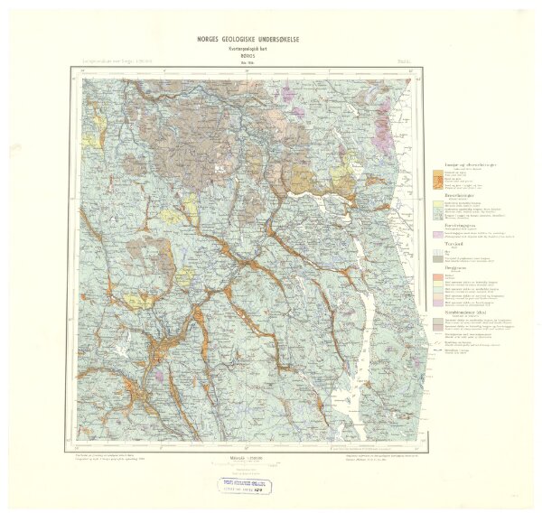Geologisk kart 109: Røros