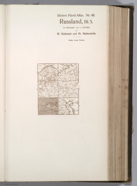 Text:  Nr. 48.  Russland, Bl. 5. ... von H. Kehnert und H. Habenicht.