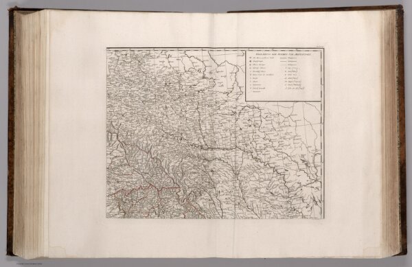 72E.  Generalkarten von Urgarn Siebenburfen, Sclavonien && (northeast sheet).