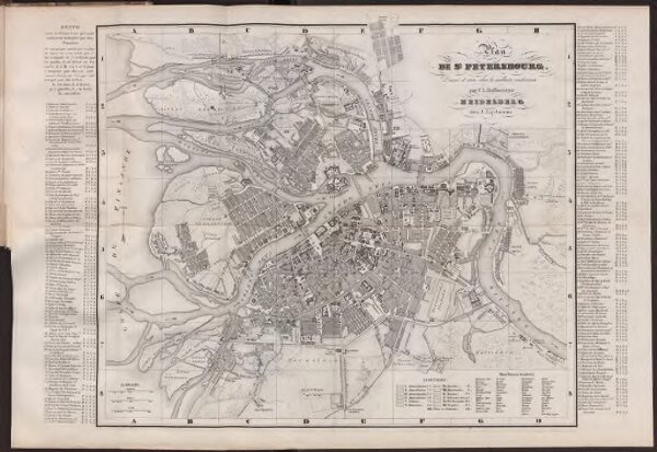 Plan de St. Petersbourg