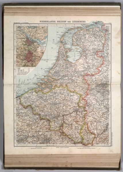 Nr. 40.  Niederlande, Belgien und Luxemburg. ... von C. Scherrer.