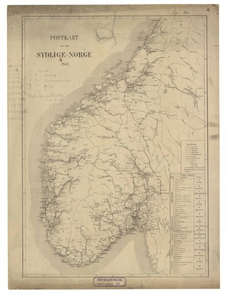 Postkart for det Sydlige Norge