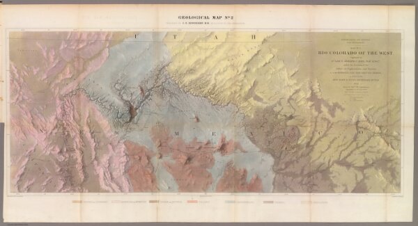 Geological Map ... Rio Colorado of the West.