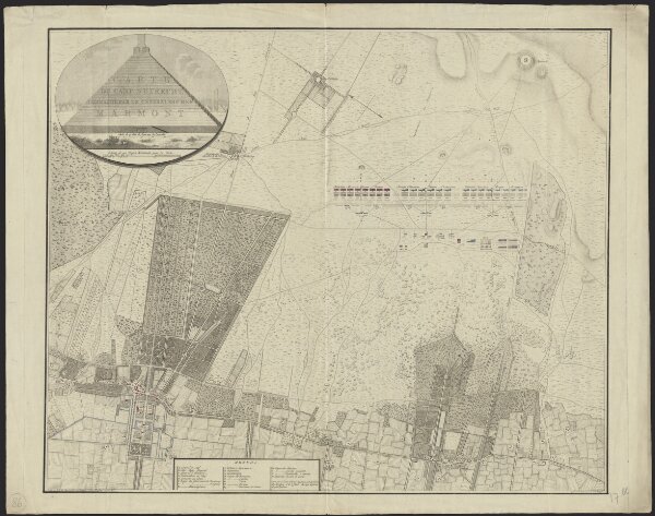 Carte du camp d'Utrecht, commandé par le général en chef Marmont