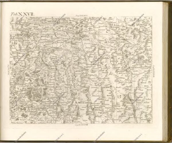 mapa z atlasu "[Galiciae et Lodometriae]"