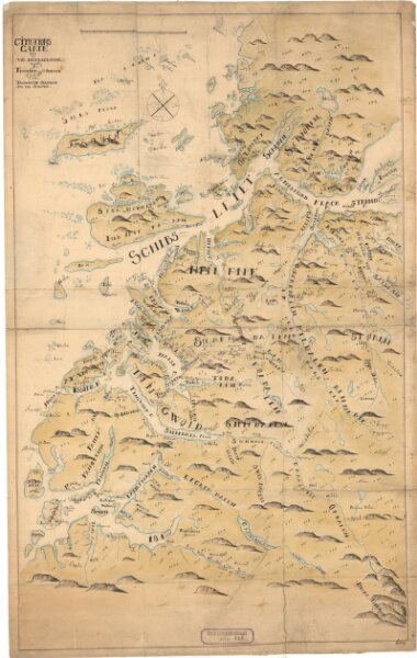 Norge 32b: Cituations Carte over en vis Bestreckning nemblig fra Trundhiem og til Opdalen