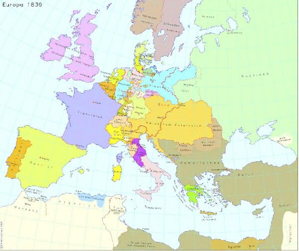Europa 1839