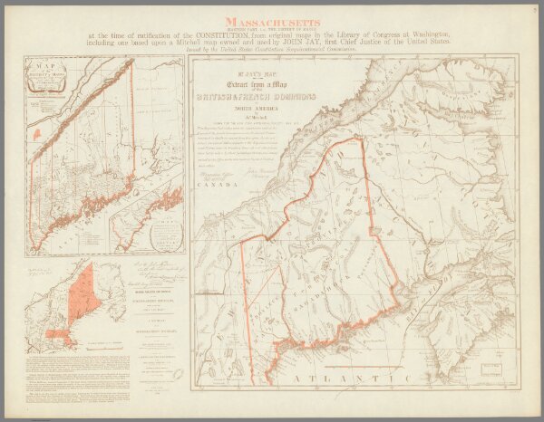 Massachusetts (Eastern part, i.e., The District of Maine) at the time of the ratification of the constitution
