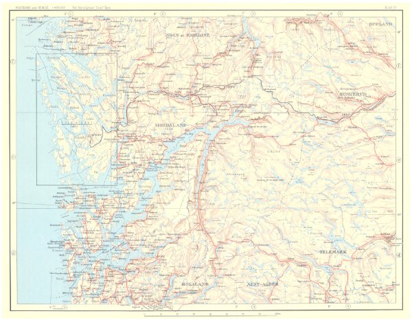 Spesielle kart 122-4: Postkart over Norge