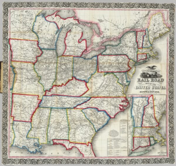 Road Map Of The United State