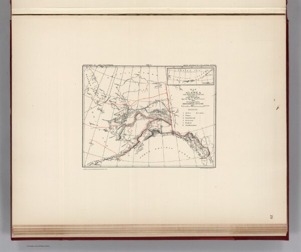 Facsimile:  Petroof's Map of Alaska and Adjoining Regions: Geographical Divisions.