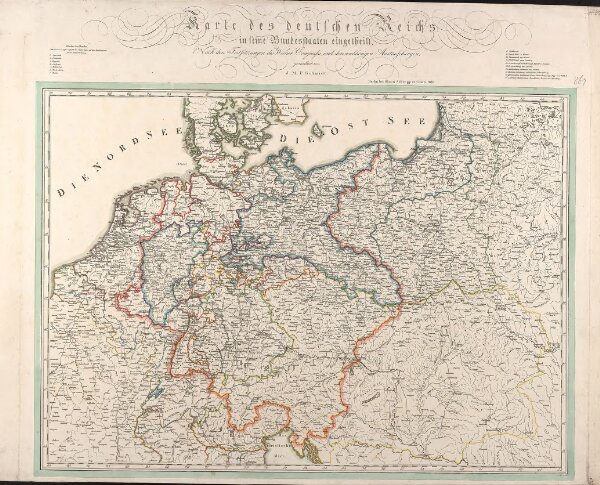 Karte des Deutschen Reichs