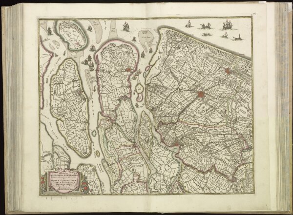 [100][103] Novissima Delflandiae, Schielandiae ..., uit: Atlas sive Descriptio terrarum orbis