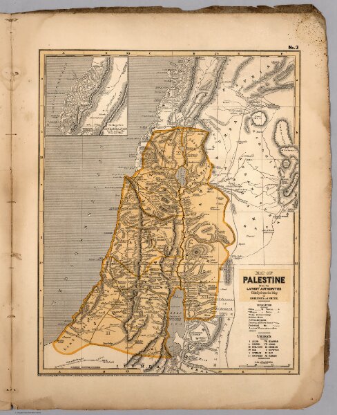 No. 3: Map of Palestine