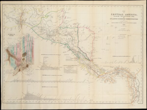Before the Canal: mapping overland routes in Central America.