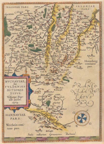 Buchaviae, sive Fuldensis Ditionis Typus. [Karte], in: Theatrum orbis terrarum, S. 144.