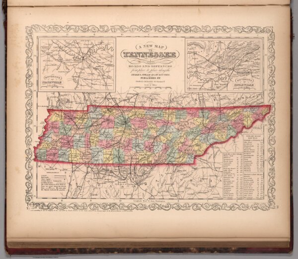 A New Map of Tennessee : Published by Charles Desilver. 27