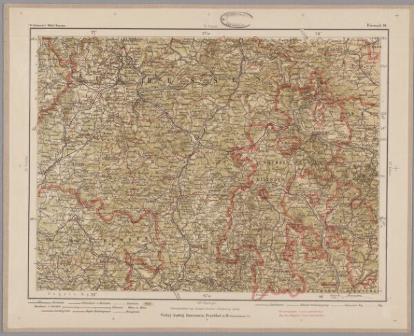 Eisenach 86, uit: Special-Karte von Mittel-Europa / nach amtlichen Quellen bearbeitet von W. Liebenow