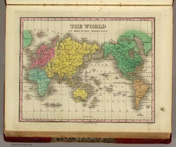 World On Mercator's Projection.
