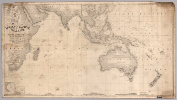 Chart of the Indian and Part of the Pacific Oceans