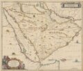 Arabiae Felicis, Petraeae et Desertae nova et accurata delineatio. [Karte], in: Novus atlas absolutissimus, Bd. 6, S. 102.
