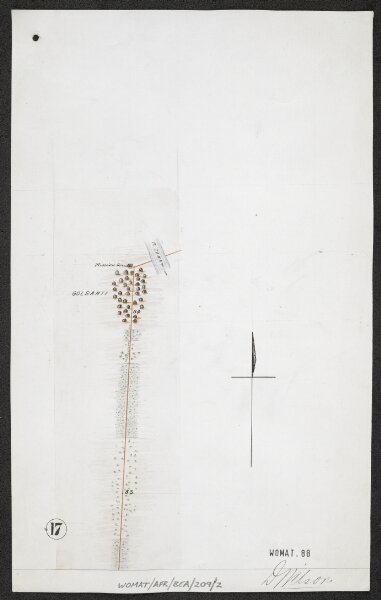 'Survey of Telegraph Line from Melinde to Lamu East Africa.'