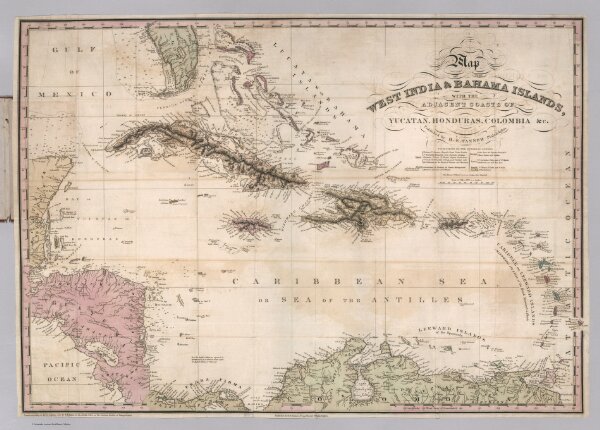 Map of the West India & Bahama Islands
