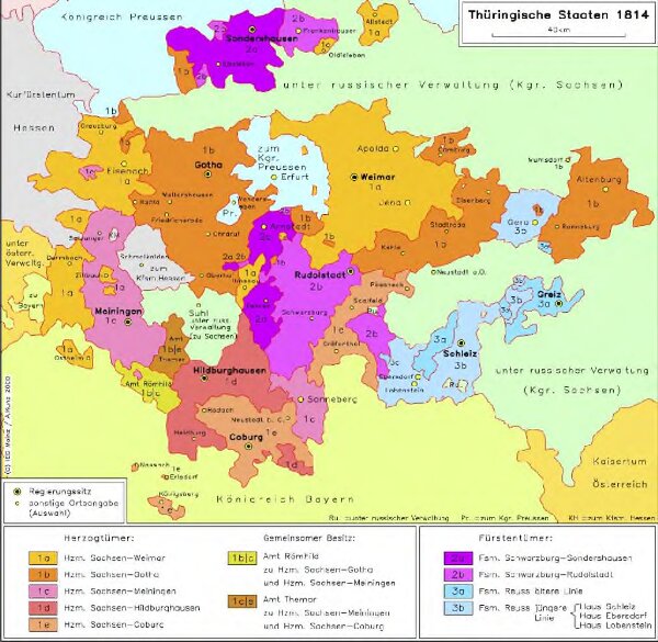 Thüringische Staaten 1814