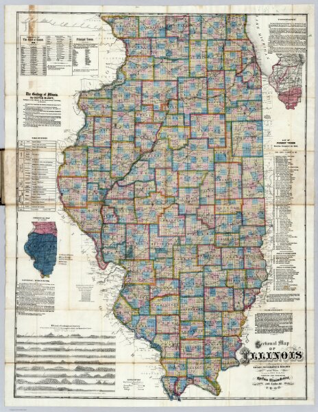 Sectional Map of Illinois