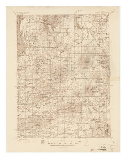 California Burney Quadrangle Topographic Map