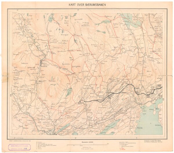 Spesielle kart 116: Kart over BÃ¦rumsbanen