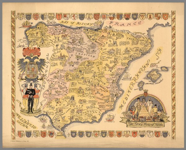 The story map of Spain