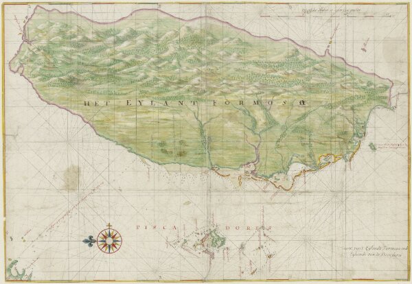 Kaart van het eiland Formosa