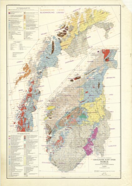 Geologisk kart 51-3: Geologisk kart over Norge
