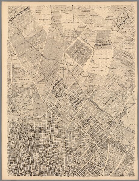 VII. Plano topografico de la ciudad de Buenos Aires