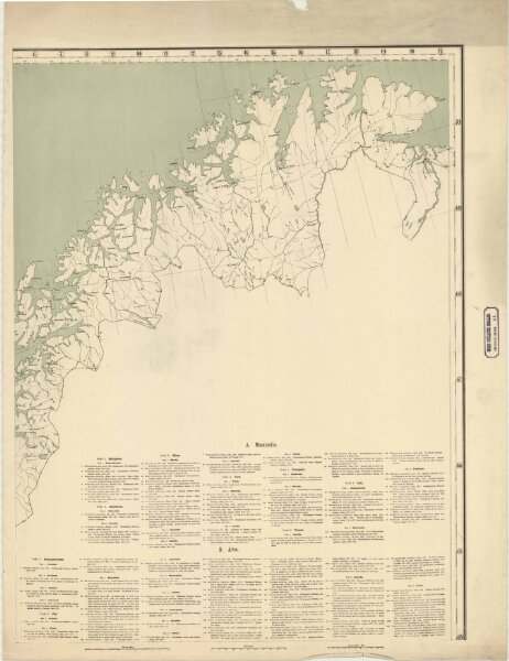 Spesielle kart 64: Norvège Carte Zoo-Géographique, blad 3