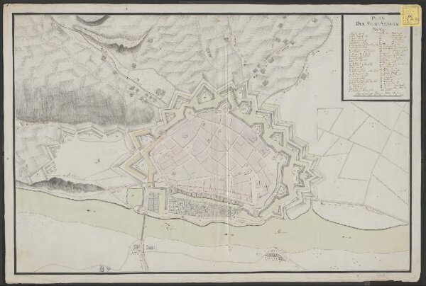 Plan der stad Arnhem