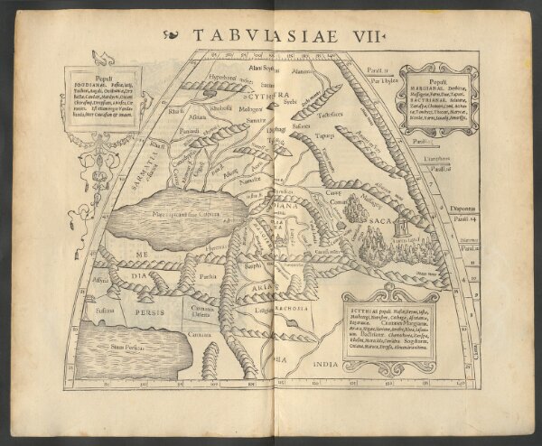 Tabula Asiae VII. [Karte], in: Claud. Ptolemaeus. Geographia lat. cum mappis [...], S. 314.
