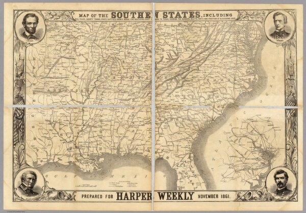 Map Of The Southern States