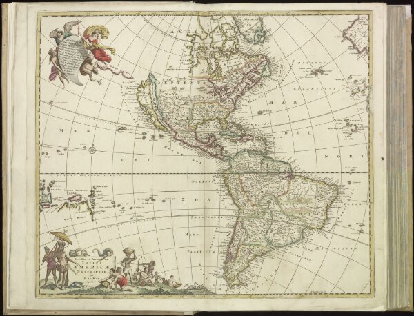 [2][2] America, uit: Atlas sive Descriptio terrarum orbis