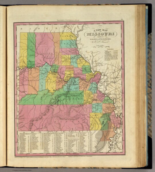 New Map Of Missouri.