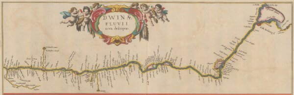 Dwinae Fluvii. nova descriptio. [Karte, Teil 1], in: Novus atlas absolutissimus, Bd. 1, S. 81.