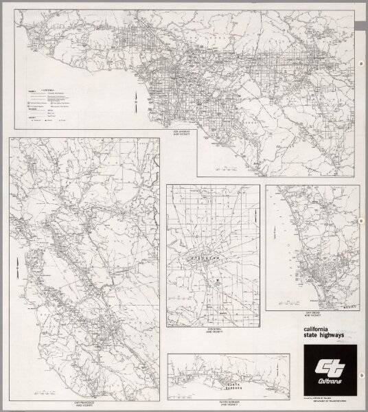 (Verso) California State Highways, December 1975.