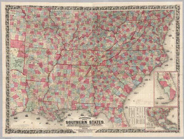 Composite: Map Of The Southern States