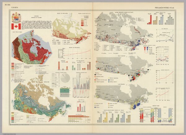 Canada.  Pergamon World Atlas.