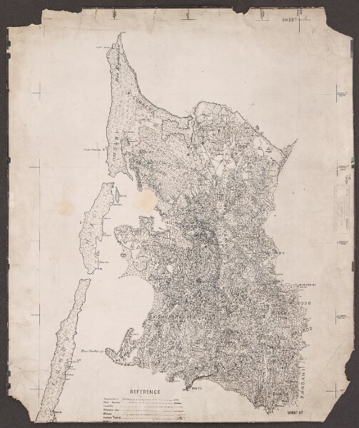 Survey of Pemba Island, Zanzibar Protectorate. Topographical Survey Field Sheets. Bromides (WOOS/10/3/1/1)