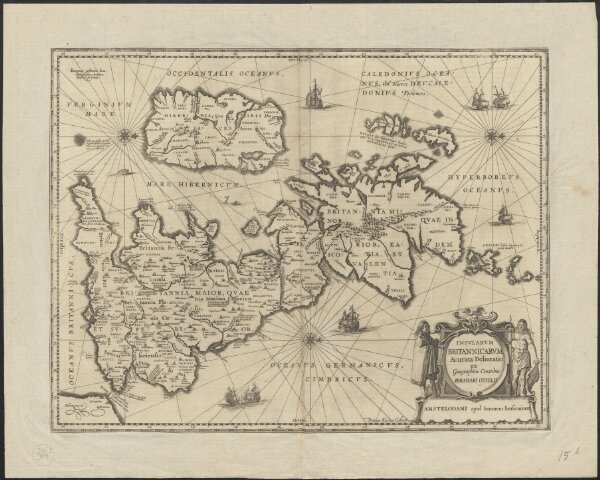 Insularum Britannicarum acurata delineatio ex geographicis conatibus Abrahami Ortelii