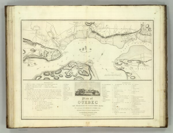 Quebec and Adjacent Country ... during the Siege by General Wolfe in 1759.